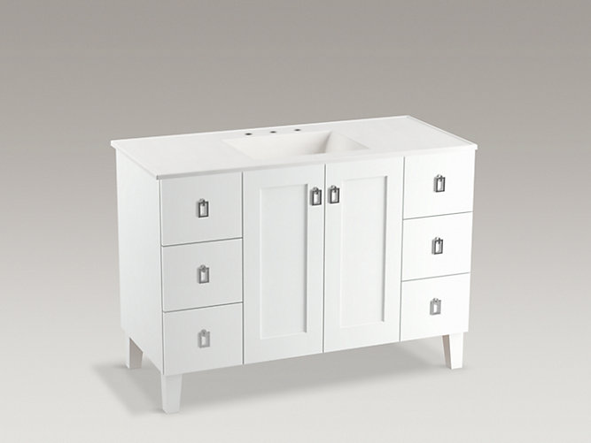 Poplin® Cabinet 1220mm in Kohler White
